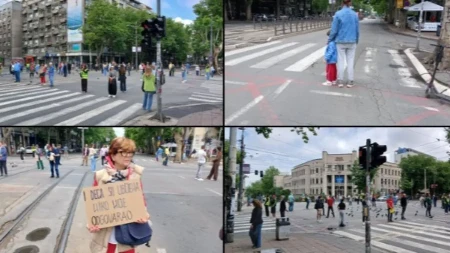 Skupila se šaka zgubidana: Studenti blokaderi i danas maltretiraju Beograđane