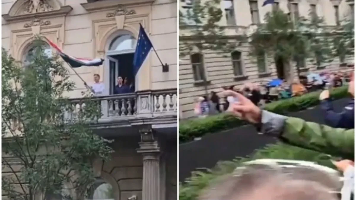 Velika neprijatnost za Petera Mađara: Izašao na balkon pred građane, okupljena masa zviždala i psovala usred Budimpešte