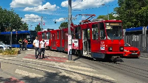 Sudar tramvaja kod Bogoslovije! Saobraćajna nezgoda na početnoj stanici (FOTO)