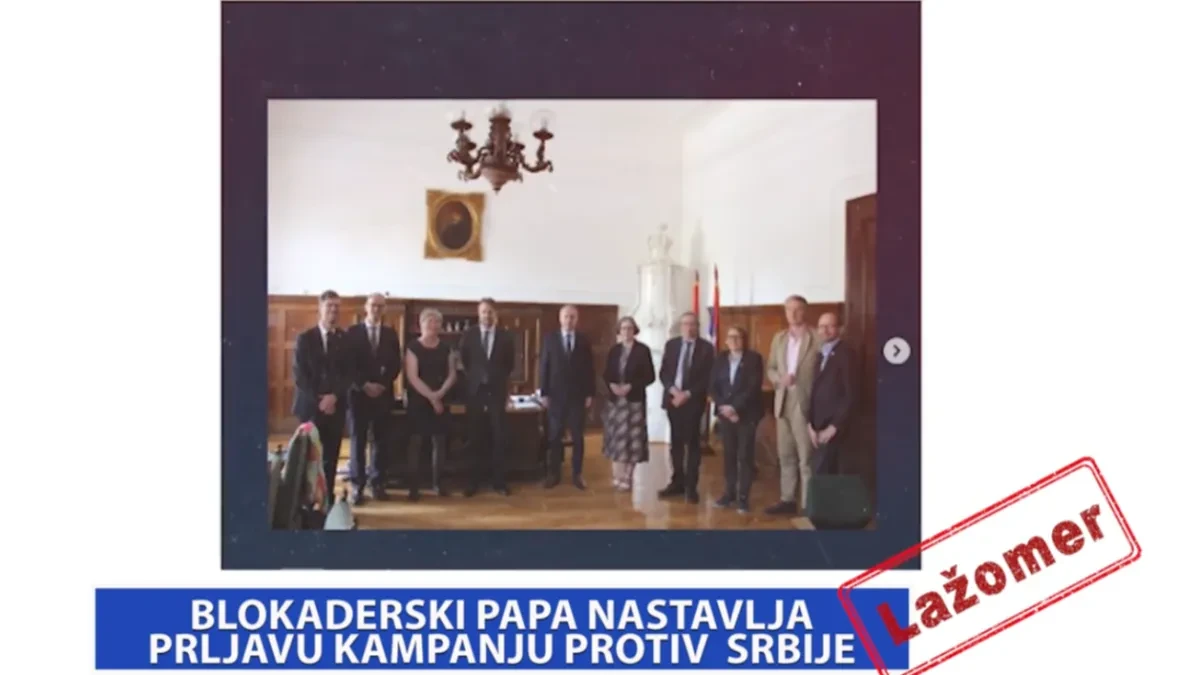 Lažomer: Blokaderski papa nastavlja prljavu kampanju protiv Srbije (VIDEO)