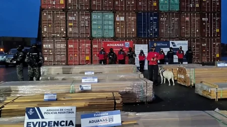 Zaplenjeno više od 100 tona droge u Čileu! Pošiljke bile na putu za Evropu (VIDEO)