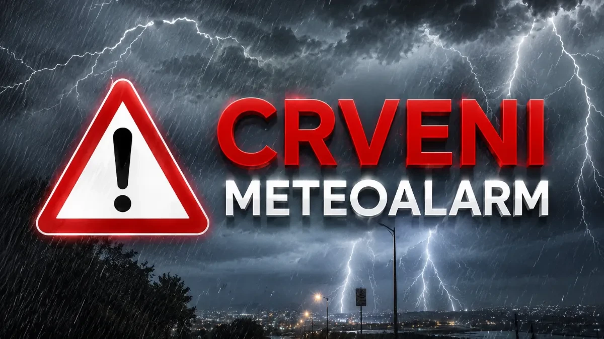 RHMZ upalio crveni meteoalarm: Bežite sa ulica! Stravična oluja udara na Srbiju