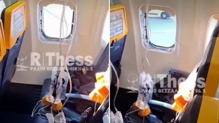 "Zgrabili su ga i zadržavali! Ljudi su vrištali, užas!" Putnica o drami na letu "Rajanera" na kojem je Srbin zamalo ispao kroz prozor