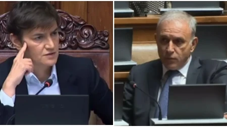 "Ni danas se niste izvinili ženama što ste nazvali prostititkama" Brnabić Ponošu: Vi ste sramota za Skupštinu Srbije 