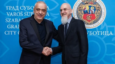 Subotica: Gradonačelnik Bakić se sastao sa ambasadorom Italije Lukom Gorijem