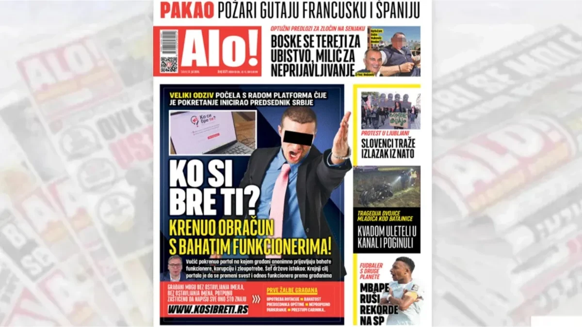 KO SI BRE TI? Krenuo obračun s bahatim funkcionerima! Počela s radom platforma čije je pokretanje inicirao predsednik Srbije