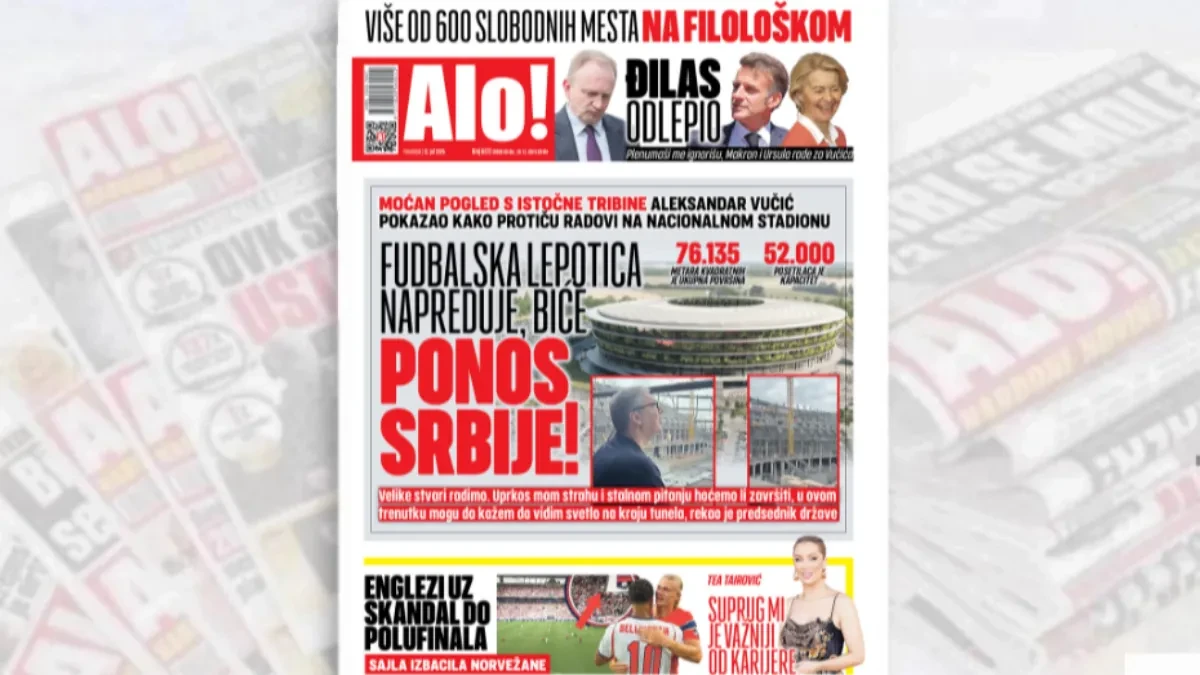 Fudbalska lepotica napreduje, biće ponos Srbije! Moćan pogled s istočne tribine
