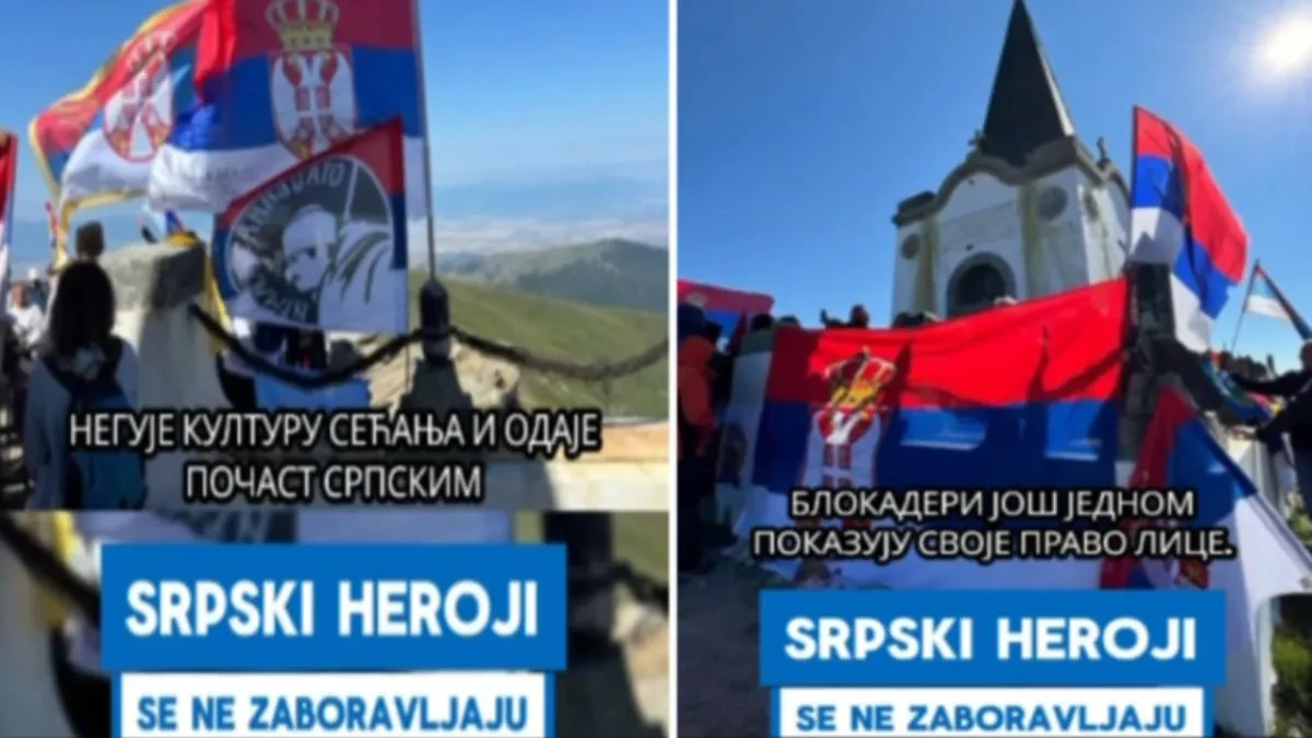 Blokaderima smetaju i srpska i istorija i heroji! (VIDEO)