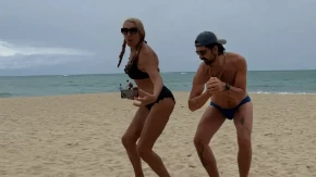 Verica Rakočević (78) se skinula na plaži, a njen 35 godina mlađi muž u spido gaćicama! Sliku svi komentarišu