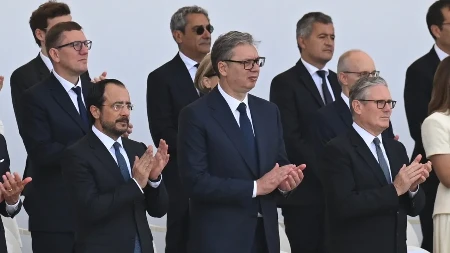 Vučić i premijer Velike Britanije u prvom redu: Za Plenkovića i Ramu nema mesta