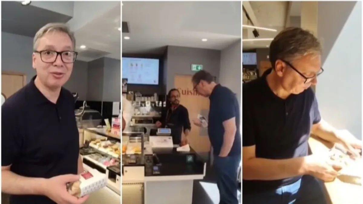 Vučić u ulozi turiste! Evo šta je prvo uradio posle vojne parade u Parizu (VIDEO)