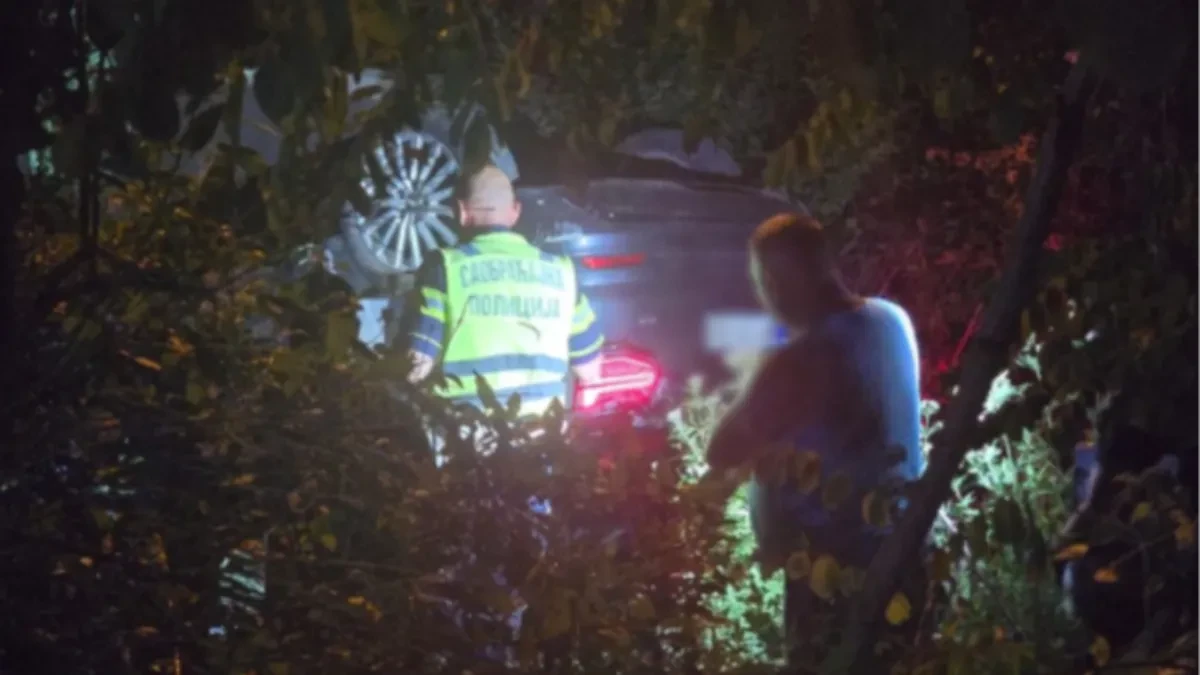 Autom pali s mosta i završili na krovu smrskani u šiblju! (FOTO)