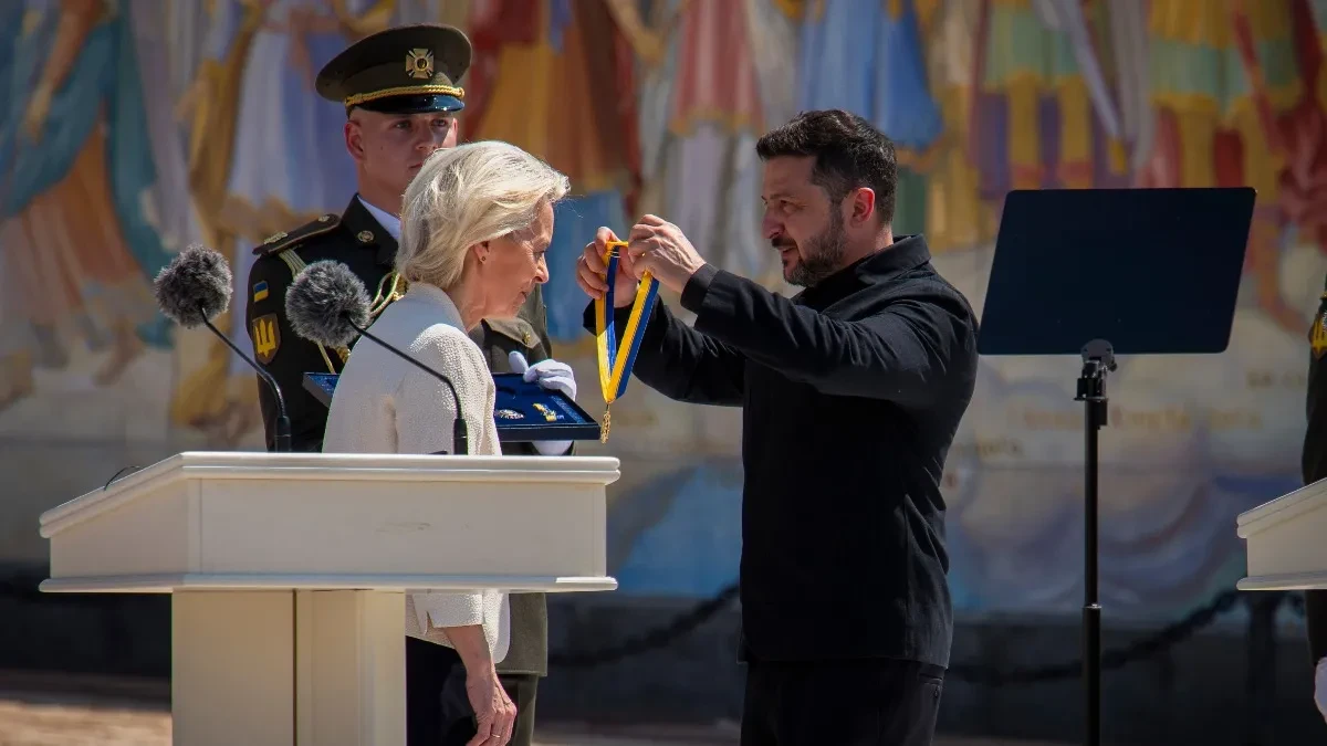 Velika čast: Zelenski uručio ukrajinski Orden Evrope Ursuli fon der Lajen