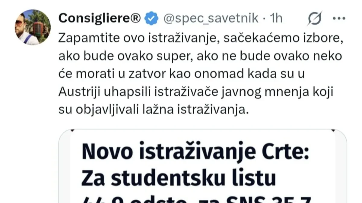 Blokaderi prete CRTI! "Ići ćete u zatvor ako ste lagali u svojim istraživanjima!"
