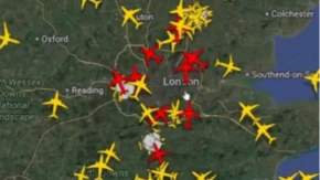 Sveopšta drama iznad Londona! Snimljen haos na nebu