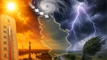 Paklene vrućine su tek uvod! Iz Italije stiže meteorološka "zver", Srbiji prete oluje, grad i jak vetar