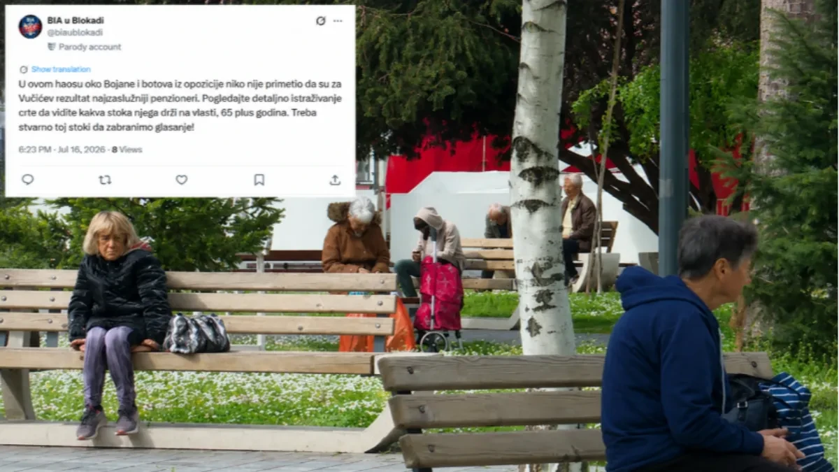 "Treba toj stoki zabraniti glasanje!" Novi skandalozni napadi blokadera na penzionere