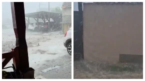 "Sve je sravnjeno" Grad veličine oraha potukao Petrinje