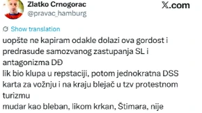 Blokaderi definisali Štimca: Bleban, krkan...