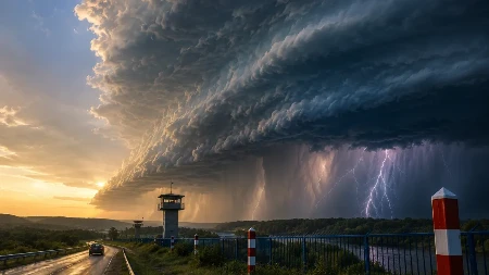 Olujna masa iz Hrvatske juri ka Srbiji! Upaljeni svi alarmi, stiže opasno nevreme