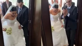 Svi su gledali u mladu, a onda je zet preuzeo stvar u svoje ruke: Gosti prasnuli u smeh i aplauz (Video)