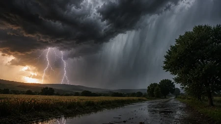 Strašno nevreme sravnilo krovove, vetar čupao drveće iz korena: Apokaliptične scene u Sloveniji