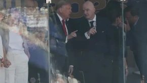 Donald Tramp došao na finale Mundijala: Infantino odmah seo pored njega