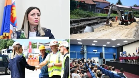 Ministarka Mesarović obišla Zaječar: Stiže infrastrukturni preporod, otvoreno 500 radnih mesta!