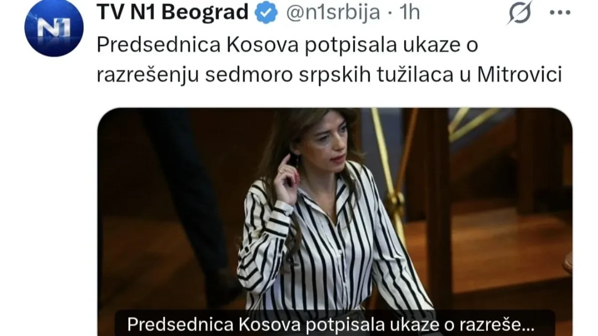 Za N1 tzv. Kosovo je "priznata država!" Zbog ovoga i podržavaju blokadere!