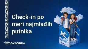  Za male putnike, veliki osmeh: Još bolje iskustvo uz unapređeni Family Check-in Er Srbije