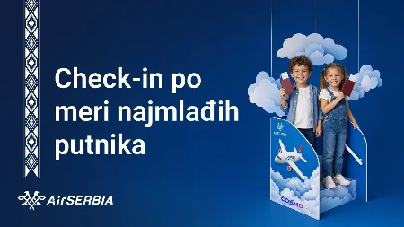  Za male putnike, veliki osmeh: Još bolje iskustvo uz unapređeni Family Check-in Er Srbije