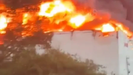 Pakao za Ruse! Krim u mraku, požari progutali objekte "ruskog Amazona", ima povređenih (FOTO/VIDEO)