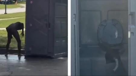 Glava je izvirila iz WC šolje i svi su zanemeli: Bizarna scena obišla svet