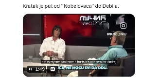 "Kratak put od nobelovaca do..." Okupili se lažovi i ekstremisti i sa leve i sa desne strane!