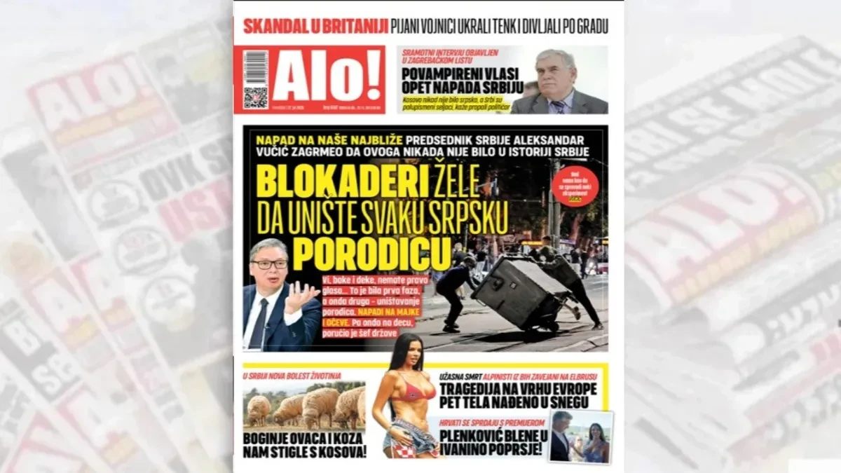 NAPAD NA NAŠE NAJBLIŽE Predsednik Srbije Aleksandar Vučić zagrmeo da ovoga nikada nije bilo u istoriji Srbije