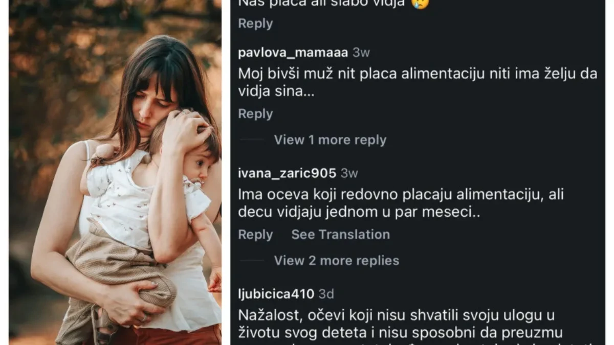 Naš tata ne viđa Pavla i ne plaća alimentaciju: Mame priznale sa čim se bore posle razvoda