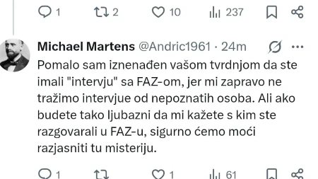 Martens ugasio blokadera Stojkovića! Zakucao ga u crnu zemlju, i njega i laž o "Sarajevo safariju!"