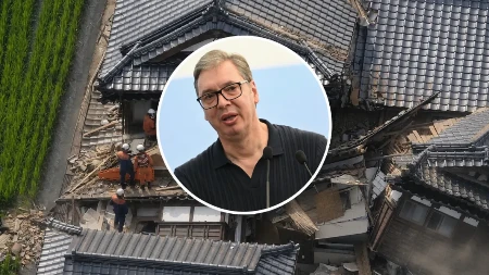 Vučić uputio saučešće Japanu posle zemljotresa: Srbija nudi pomoć
