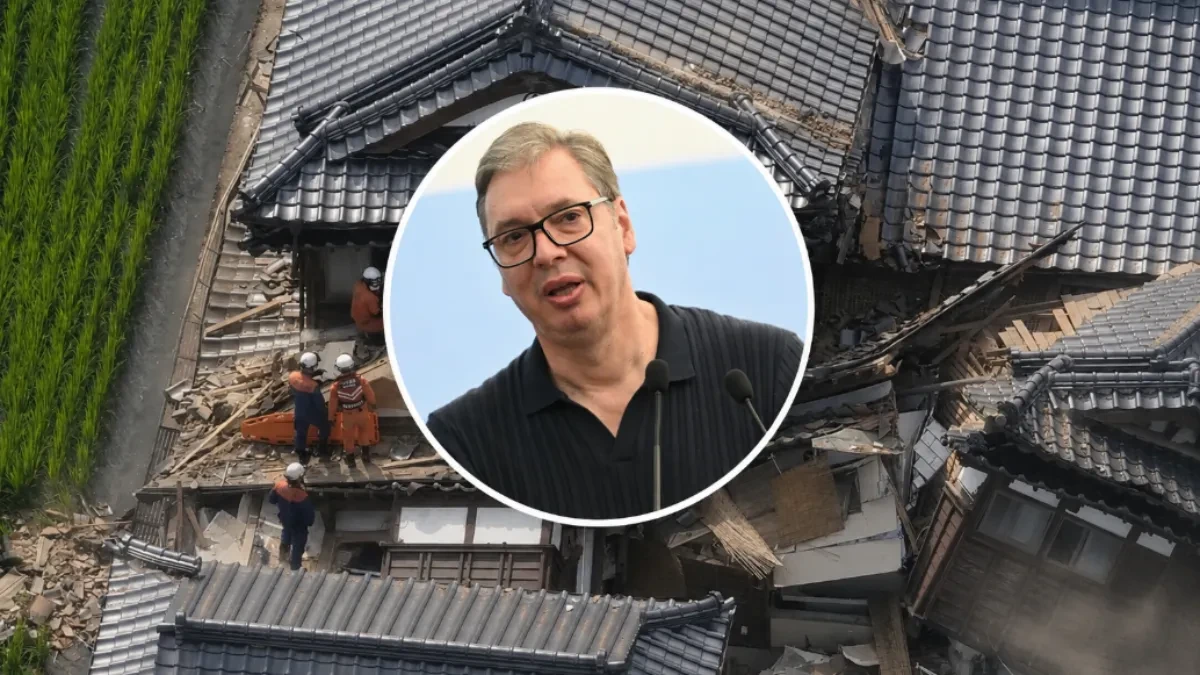 Vučić uputio saučešće Japanu posle zemljotresa: Srbija nudi pomoć