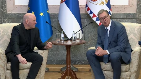 Važan sastanak na Andrićevom vencu: Vučić sa predsednikom UFC Dejna Vajtom