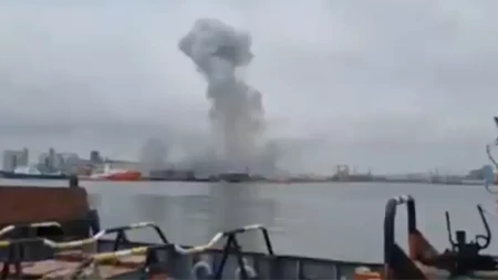 Sargan-3000 eksplodirao u luci na Balkanu! Ukrajinci: Izgubili smo kontrolu (VIDEO)