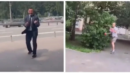 Paradajzom na političara! Kamera sve zabeležila, skandal u Ukrajini (VIDEO)
