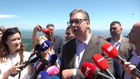 "Može da izdrži i 150 tona" Vučić na vidikovcu na Kablaru: Ovo je promenjena Srbija