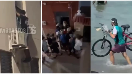 Snimci potpunog haosa u Seuti! Migranti provaljuju u kuće, zapaljeni automobili, meštani u strahu (VIDEO)
