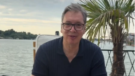Predsednik Vučić na Savi: "Došao sam na čuveno srpsko more" (VIDEO)