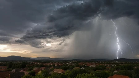 Crni oblaci jure ka Srbiji! Hitno upozorenje na pljuskove sa grmljavinom, ovi predeli su prvi na udaru