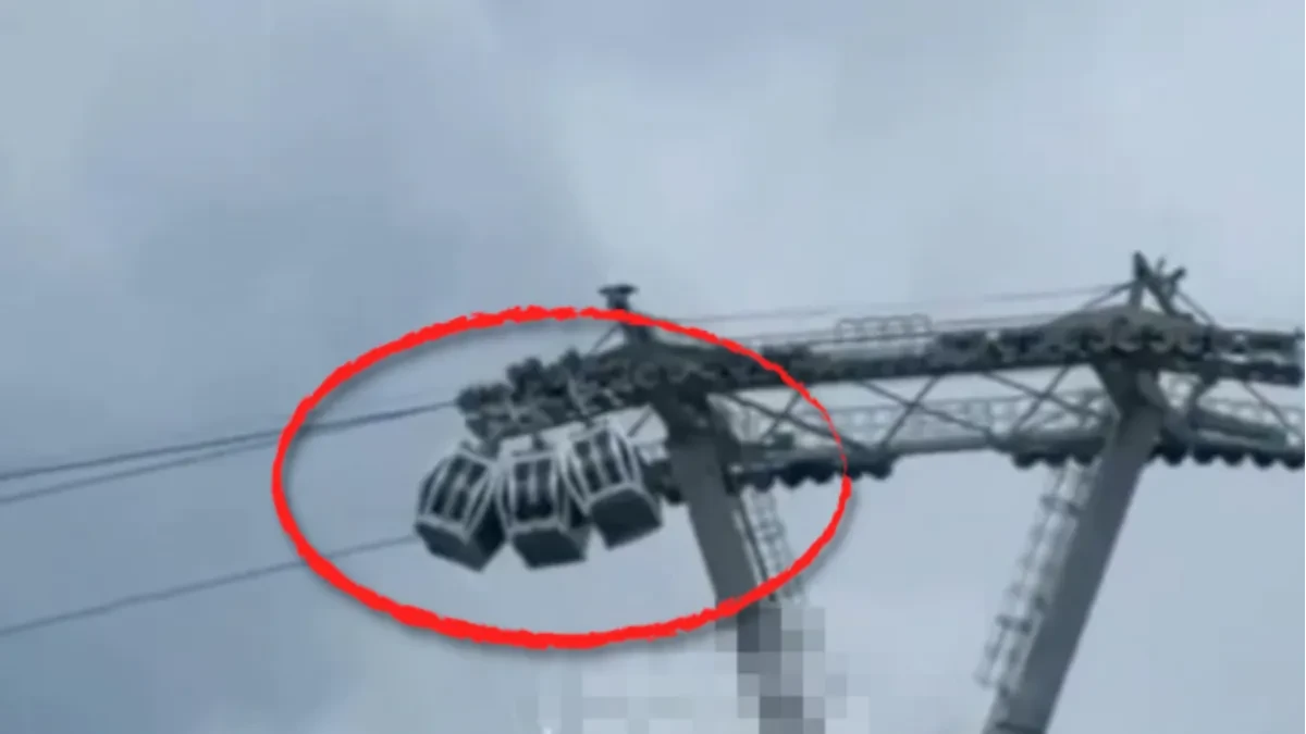 Lančani sudar gondola sa decom: Nevreme ugasilo sistem, pogledajte jeziv snimak (VIDEO)