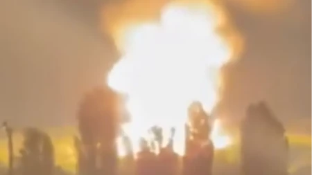 Pakao u Belgorodu! Grad zasut raketama, pogođeni aerodrom i gasovod, buknuli požari