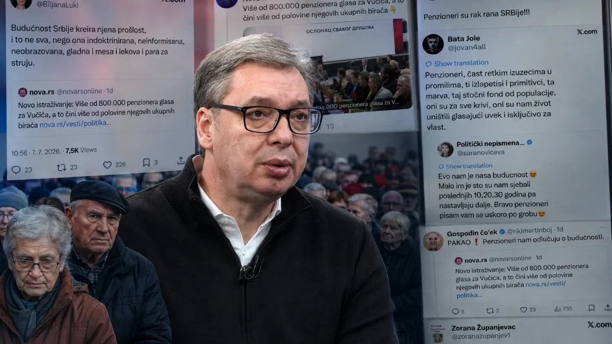 Jezive uvrede na račun baka i deka! Zbog podrške Vučiću nazvali ih "marvom" i "stočnim fondom"