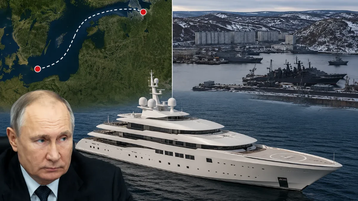 Putin sklonio jahtu na tajnu lokaciju? Satelitski snimci otkrili gde se sada nalazi (MAPA)